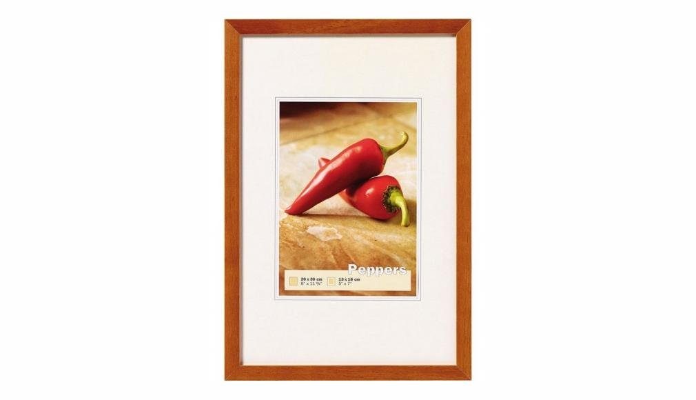 Walther Bilderrahmen Holzrahmen BP030P Peppers 20x30 buche