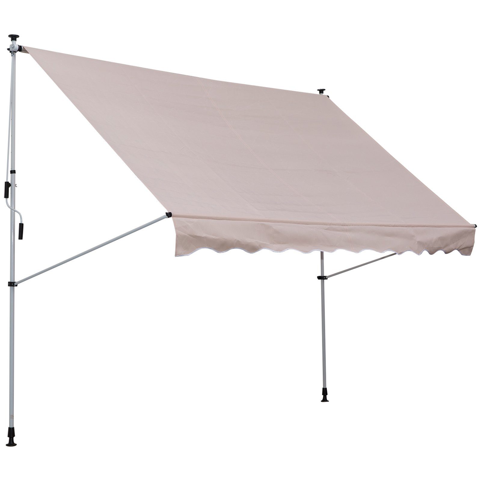 Outsunny Markise Balkonmarkise, Faltar (Klemmmarkise, 1-St., günstig online kaufen