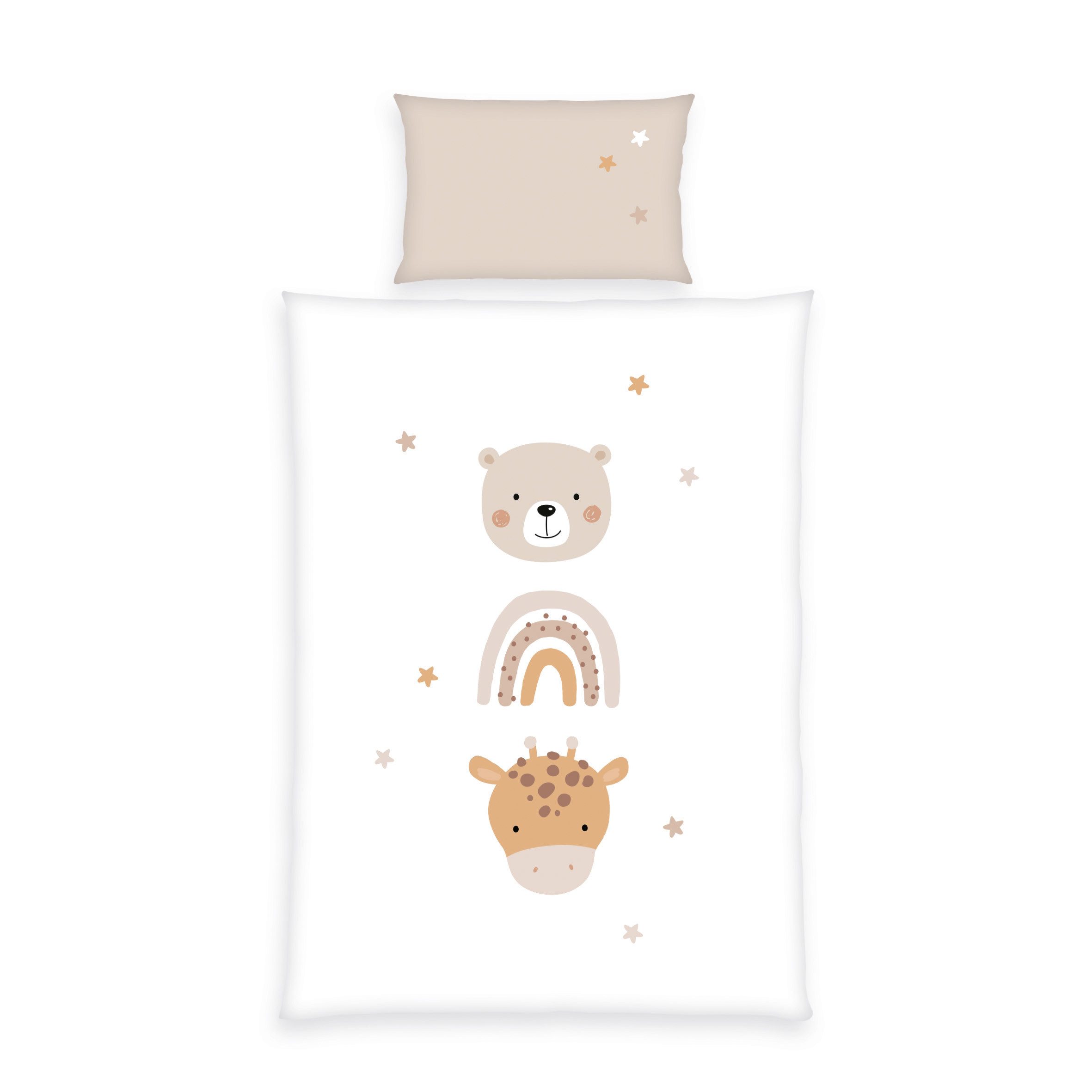 Herding Bettwäsche-Set  Little Friends ¦ mehrfarbig ¦ Maße (cm): B: 100 H: günstig online kaufen