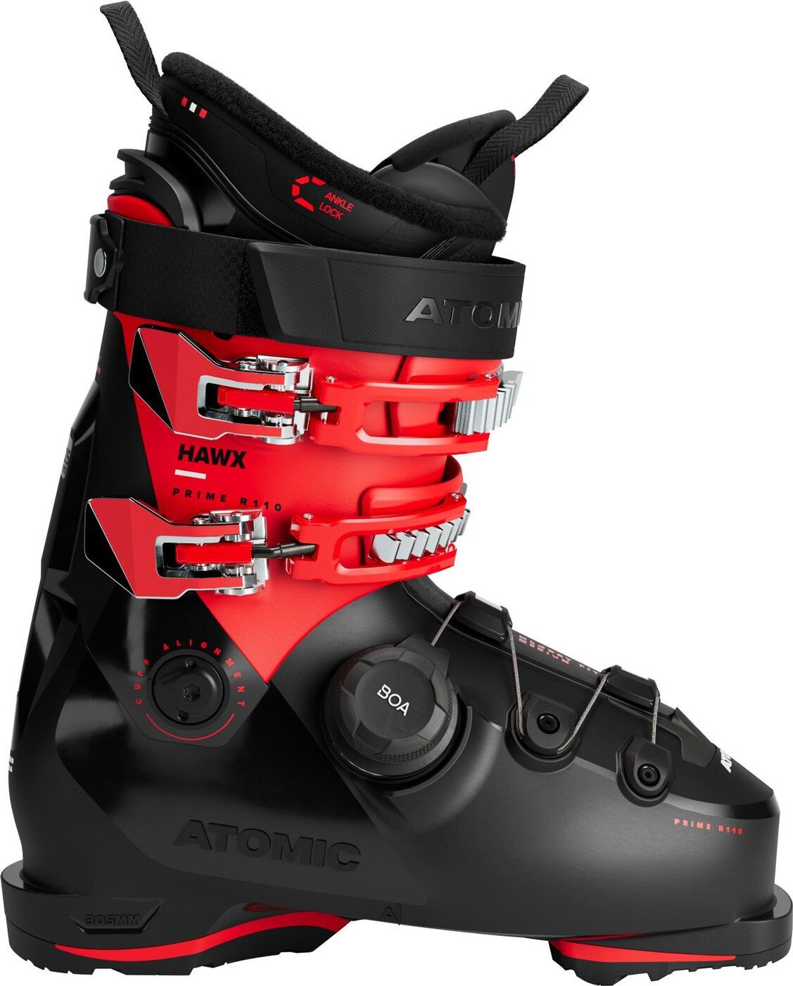 HAWX PRIME R110 BOA Black/Red/ Skischuh
