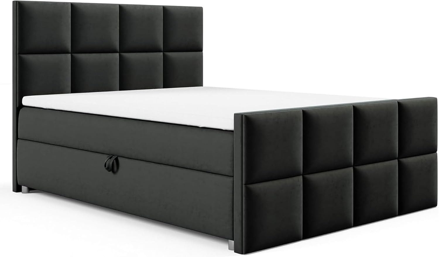 Best for Home Boxspringbett Trinity K-2 Lux Boxspringbett mit Stauraum, Matratze & Topper (140x200 160x200 180x200 200x200 cm), Verschiedene Liefermöglichkeiten, TOP Preis-Leistungs-Verhältnis