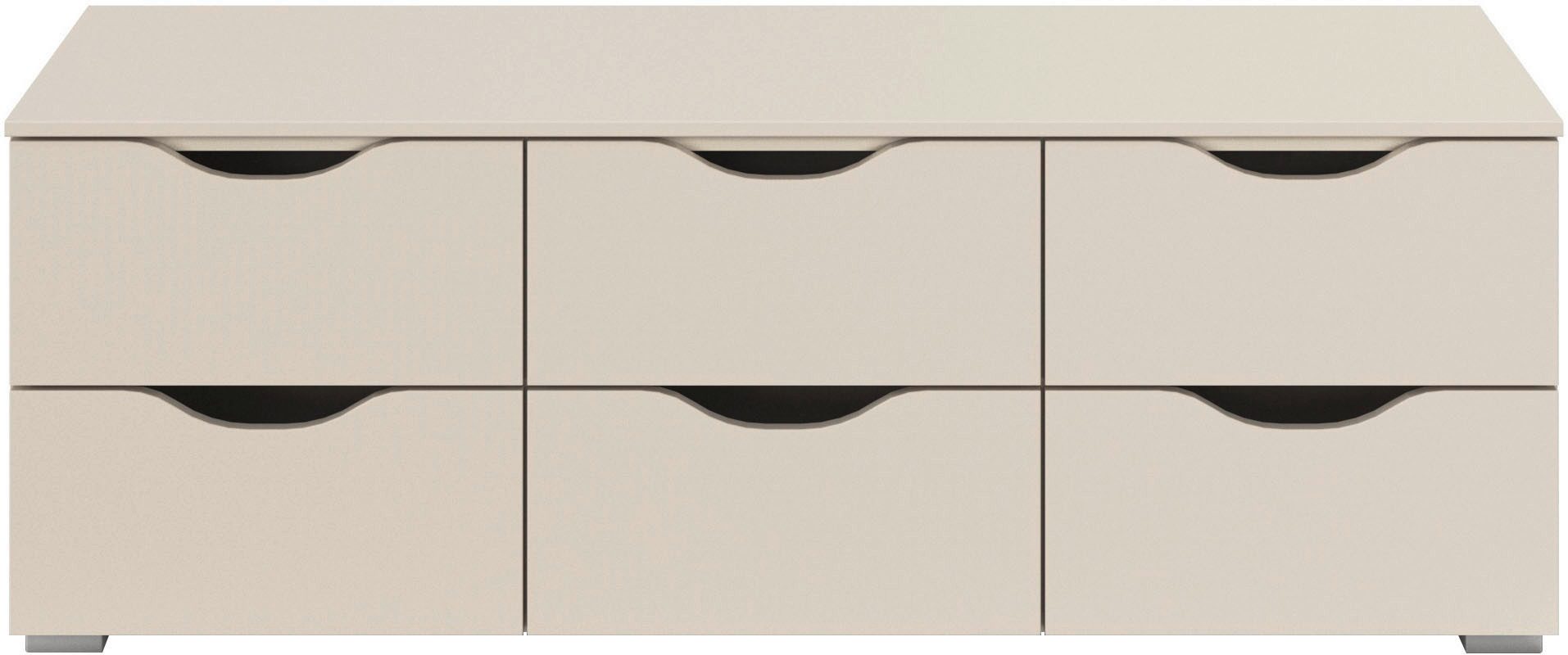 rauch TV-Board Lowboard TV-Schrank TV-Schrank Landhausstil MARLENE (Breite 120 cm), mit 6 geräumigen Schubladen und Soft-Close-Funktion MADE IN GERMANY