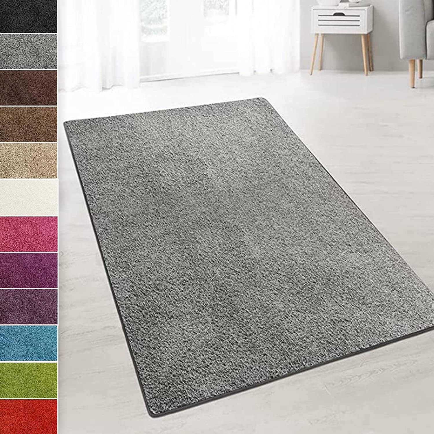 Karat Teppich Shaggy-Teppich Barcelona, ringsum gekettelt günstig online kaufen