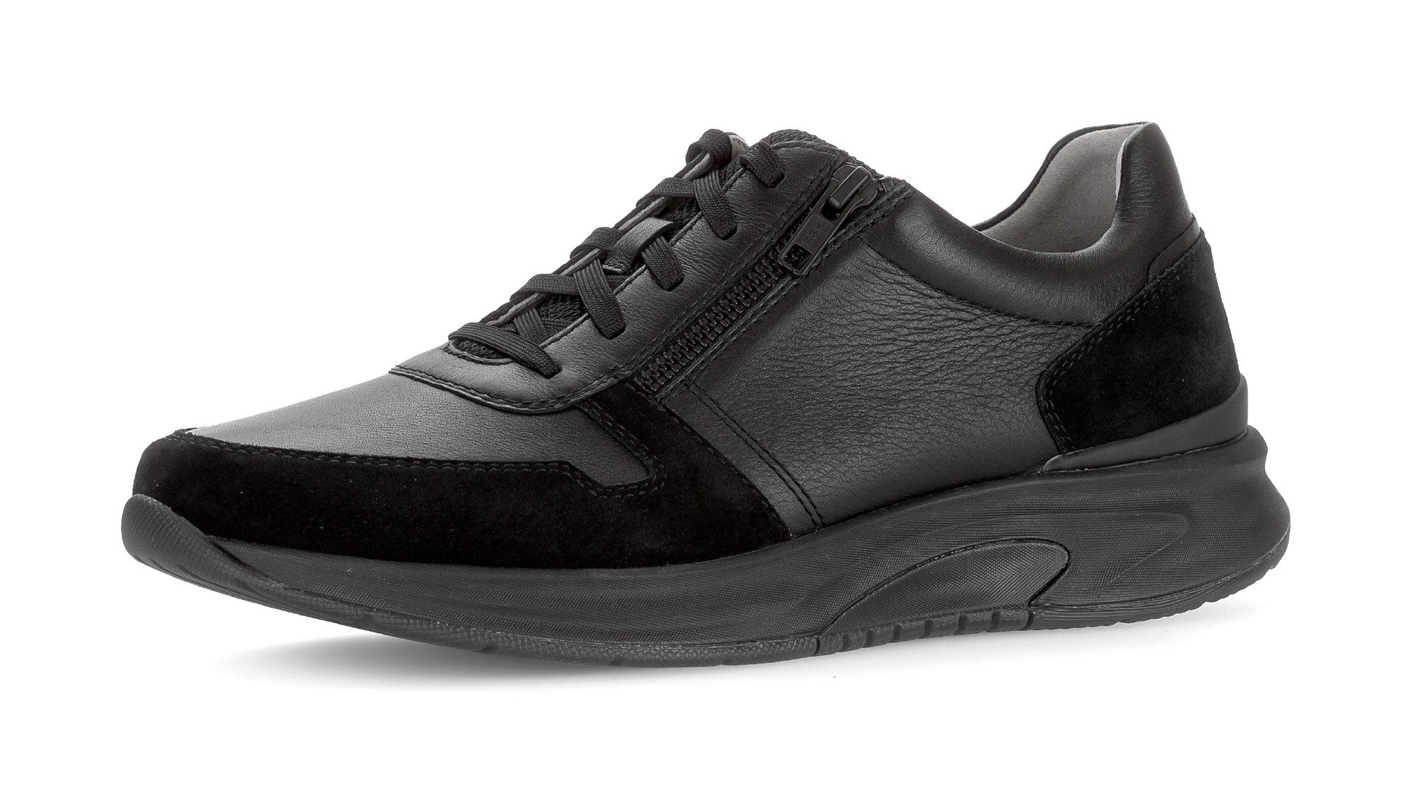 Gabor Rollingsoft Sneaker, Komfortschuh, Schnürschuh, Halbschuh im Material günstig online kaufen