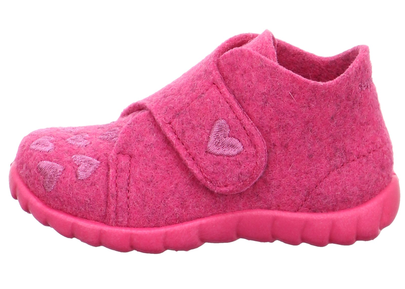 superfit Kinder Hausschuh HAPPY 1-800291-5500 WOLLFILZ pink Hausschuh