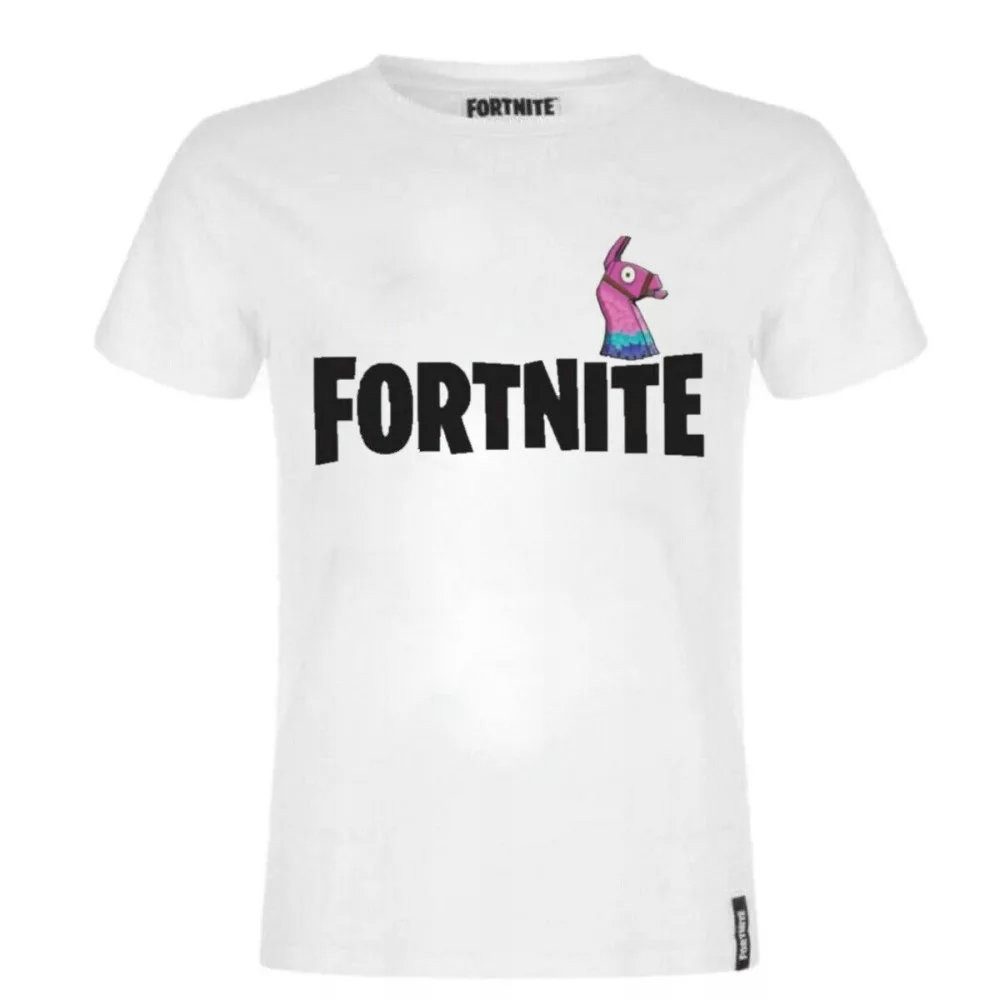 Fortnite Print-Shirt Gamer Fortnite Lama Jungen kurzarm T-Shirt Shirt Gr. 140 bis 176, Baumwolle