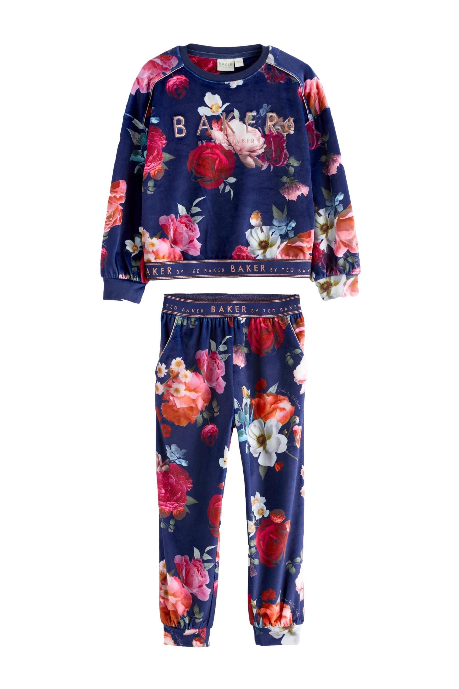 Mädchen Schlafanzug Mit Katzen Design - Langer Baumwolle Pyjama Für Kinder