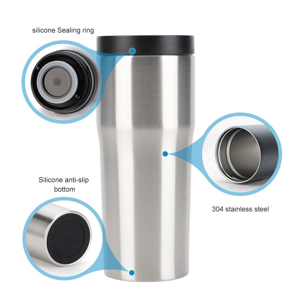 Thermobecher Teebecher 480ml - Isobecher auslaufsicher für Tee oder Kaffee Mug
