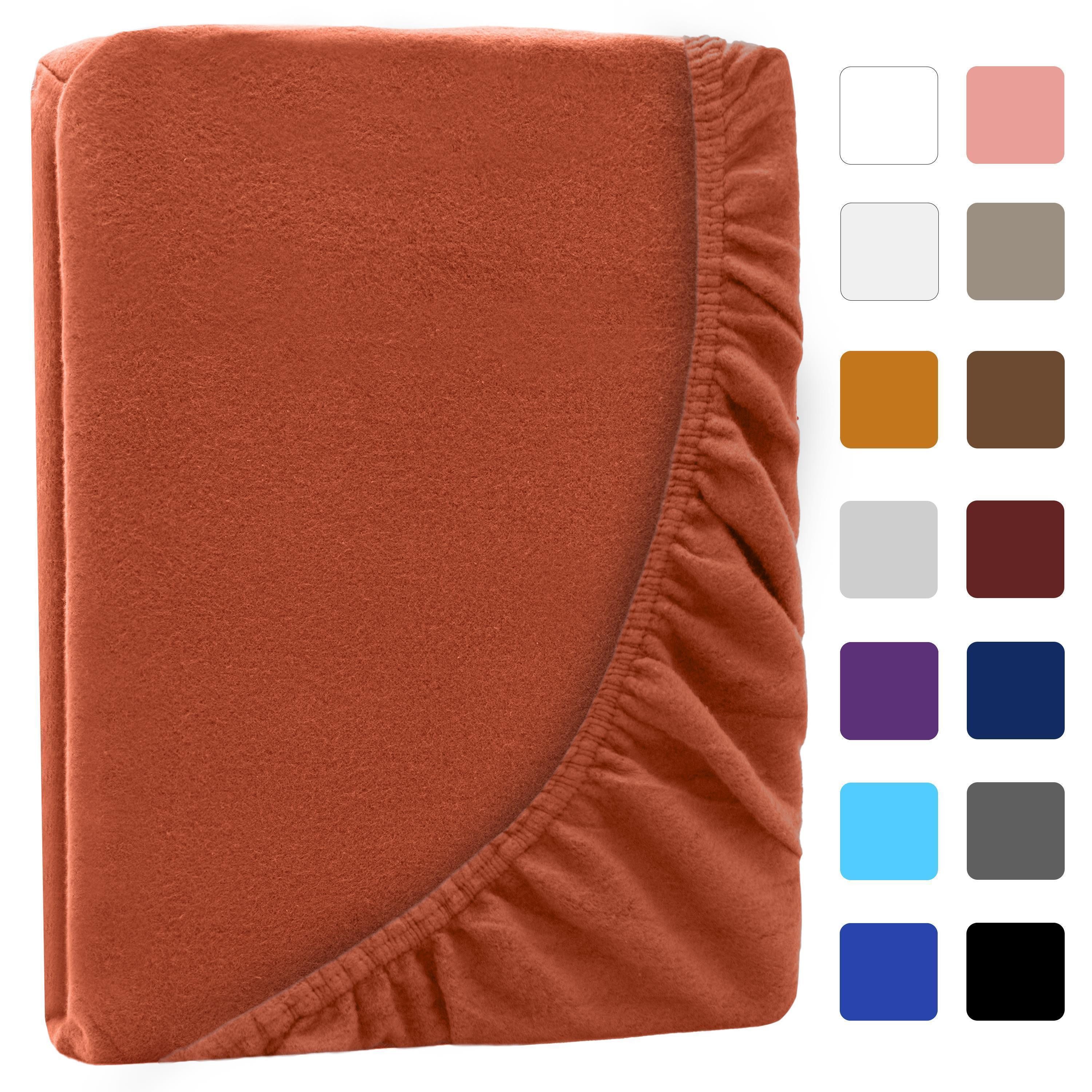 NatureMark Spannbettlaken Winter Thermo Fleece Spannbetttuch, 80% Baumwolle günstig online kaufen