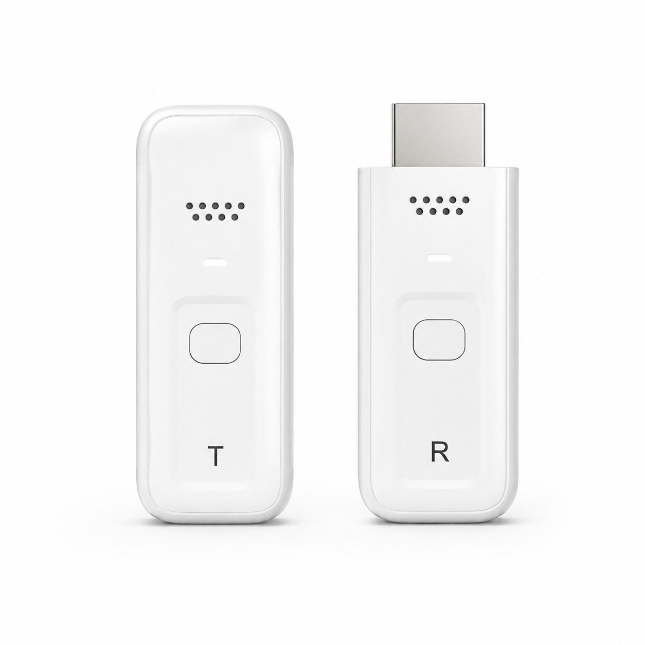Lisabonde HDMI Funkübertragung Set 5GHz 1080p Video Sender & Empfänger, Weiß HDMI-Adapter USB (für Stromversorgung), HDMI (Typ A), 5GHz WLAN-Verbindung, Plug & Play,30m Reichweite,1080p Full HD