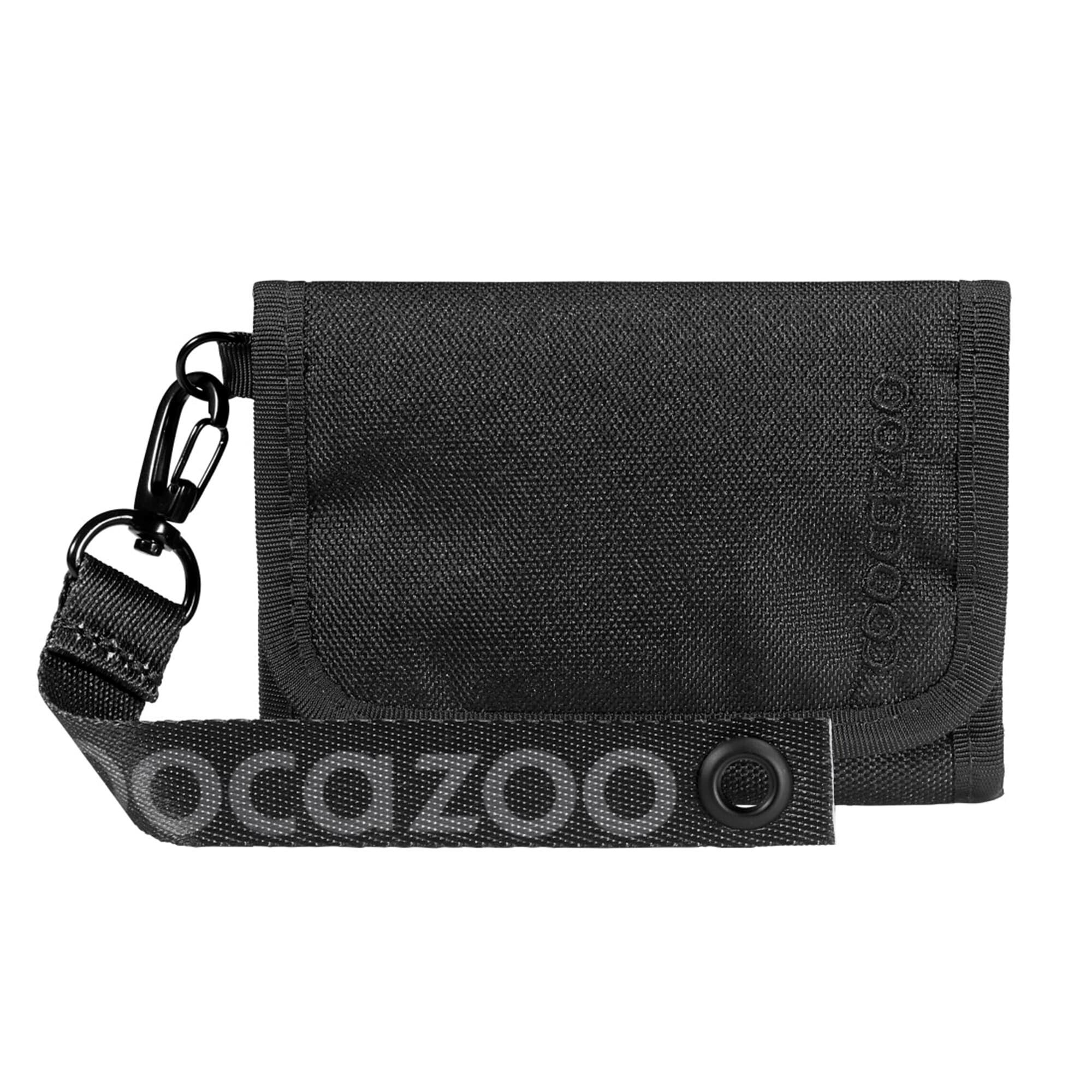 coocazoo Geldbörse Geldbörse Black Sichtfenster Coal mit (1-tlg)