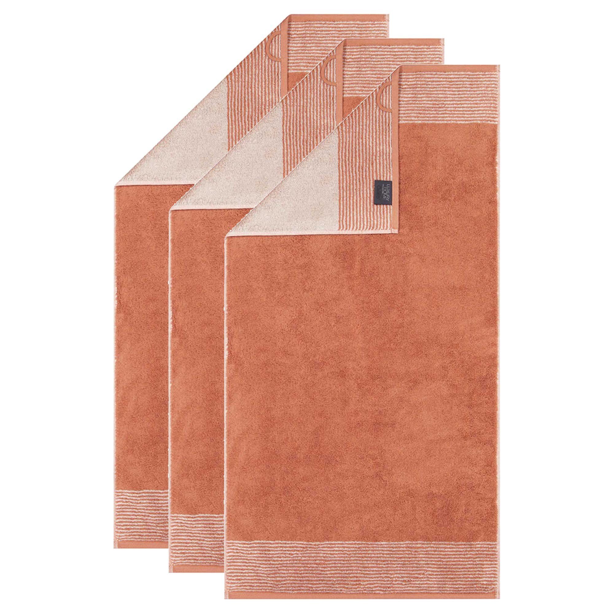 Cawö Handtuch Unisex Handtuch 3er Pack günstig online kaufen
