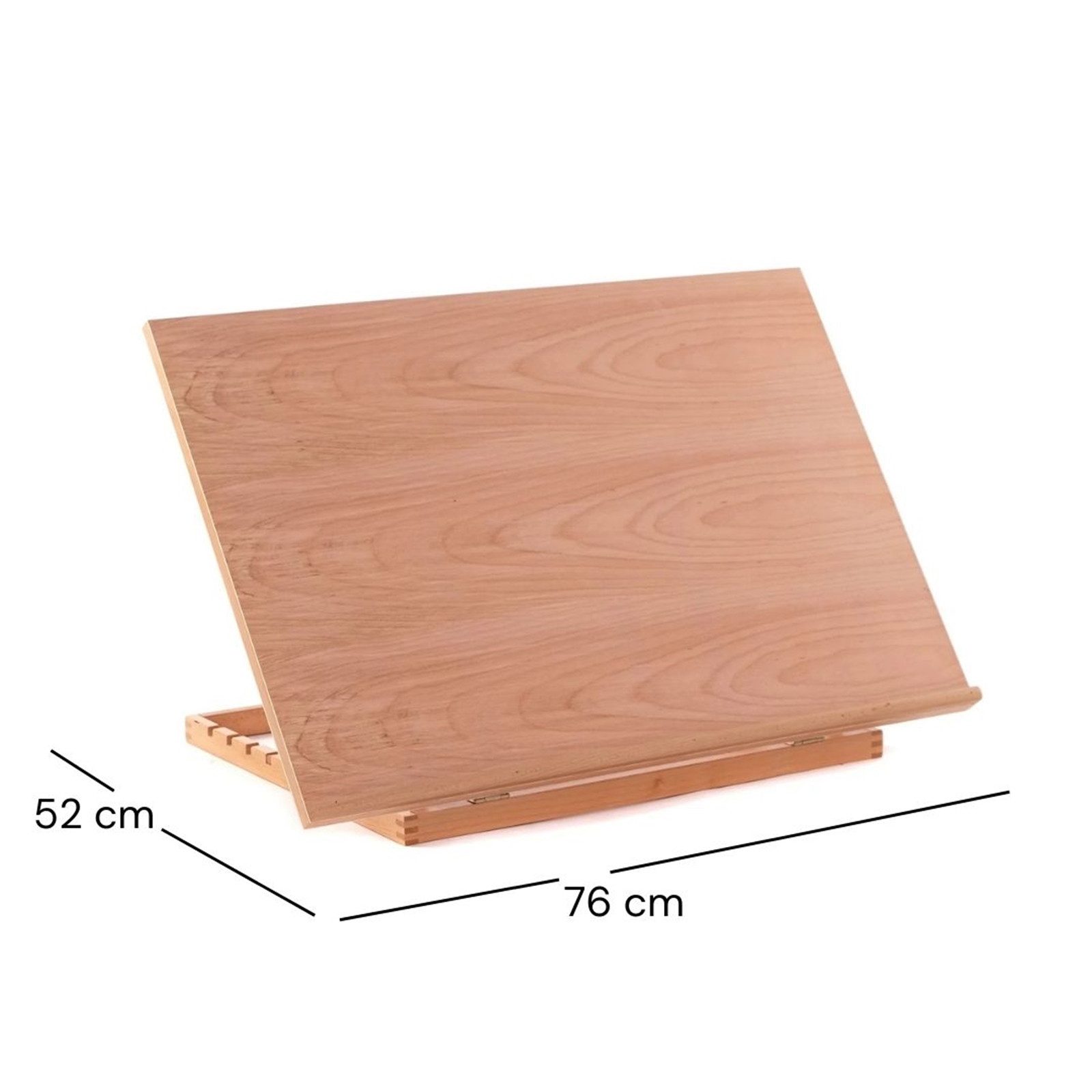 DESIGN DELIGHTS Tischstaffelei Zeichentisch DIN A2 "WORKSTATION", Buchenholz, Tischstaffelei