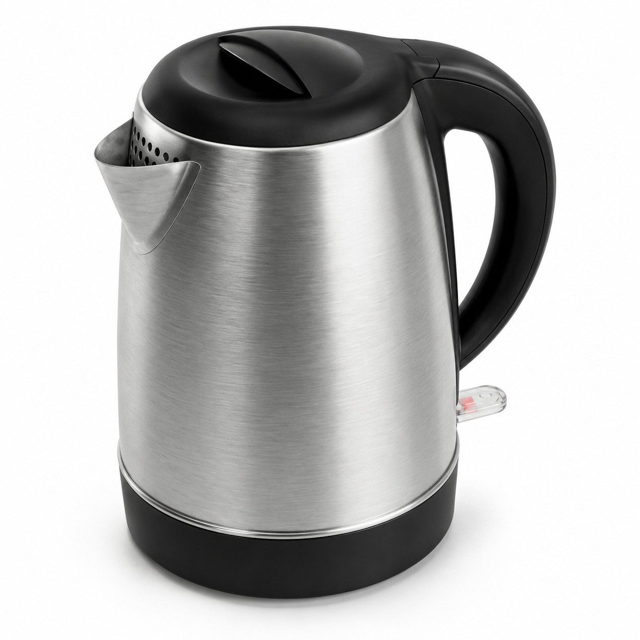 LEFEX Wasserkocher mawaa Edelstahl-Wasserkocher 1,7L 2400W mit Kalkfilter, 2400 W, Edelstahl-Innenbehälter Leiser Betrieb