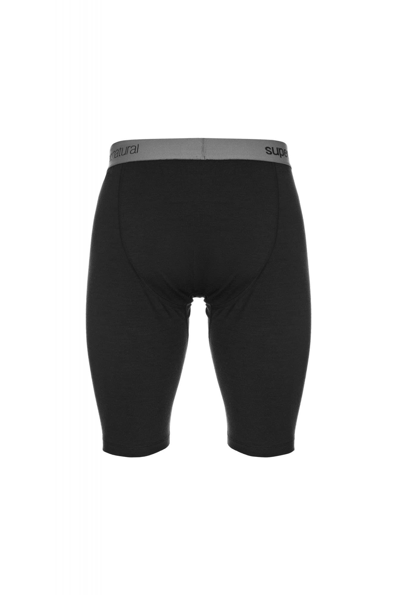 Short Tight 175 M Super.natural Schwarz Leggings SUPER.NATURAL Herren Tight Base