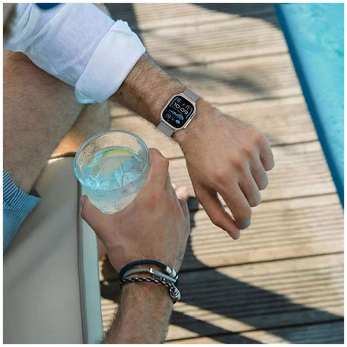 TECH PROTECT Smartwatch-Armband Tech-Protect Milano Armband für Apple Watch 4-10 SE Ultra 44-49mm – Bild 3 von 5
