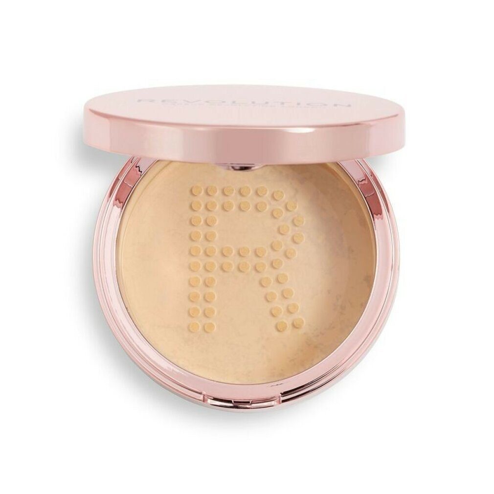 Revolution Foundation Makeup Conceal & Fix Setting Powder Yellow