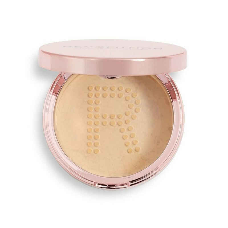 MAKE UP REVOLUTION Foundation Conceal & Fix Setting Powder Yellow