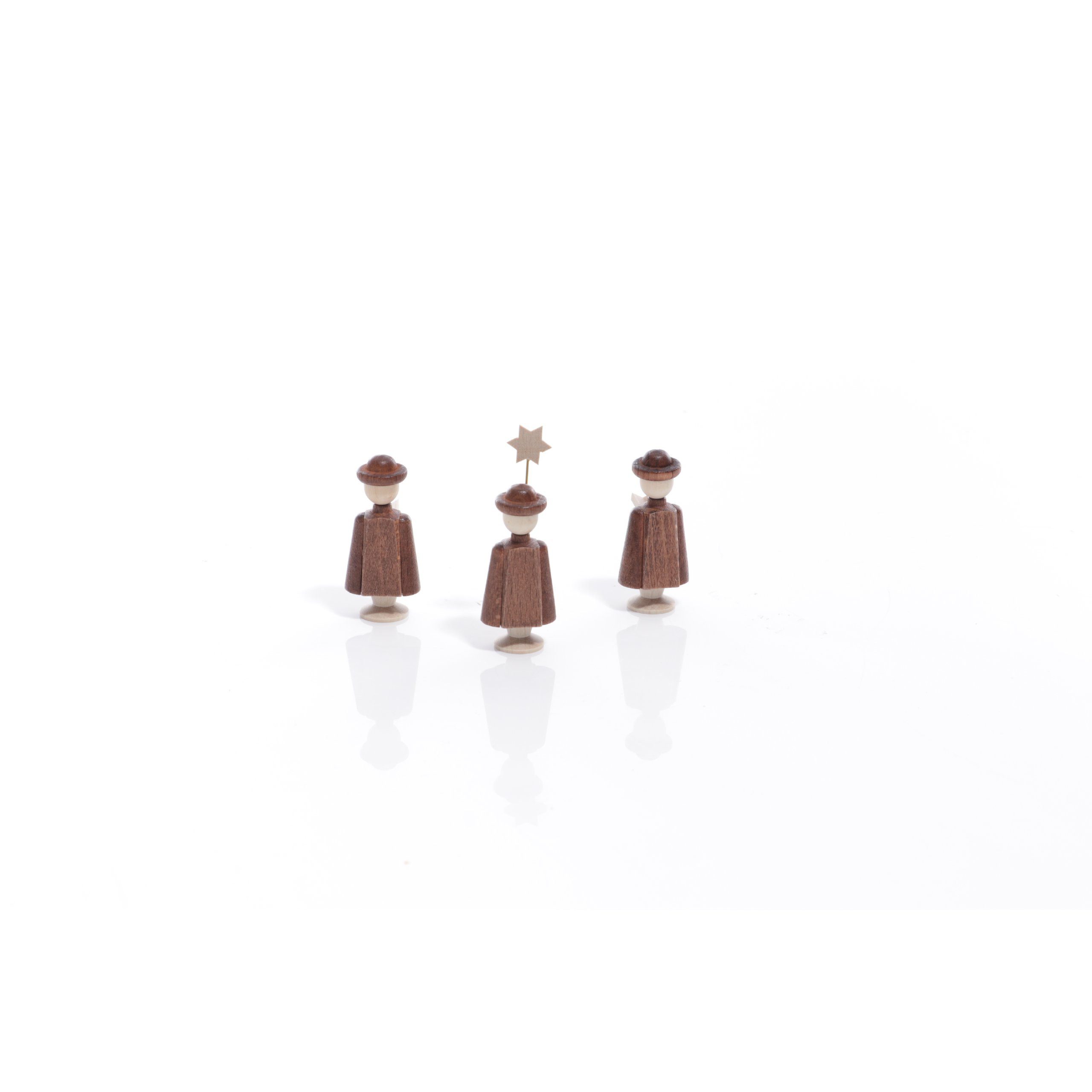 Sammelfigur Tischdeko Kurrendefiguren 3 Figuren Natur günstig online kaufen