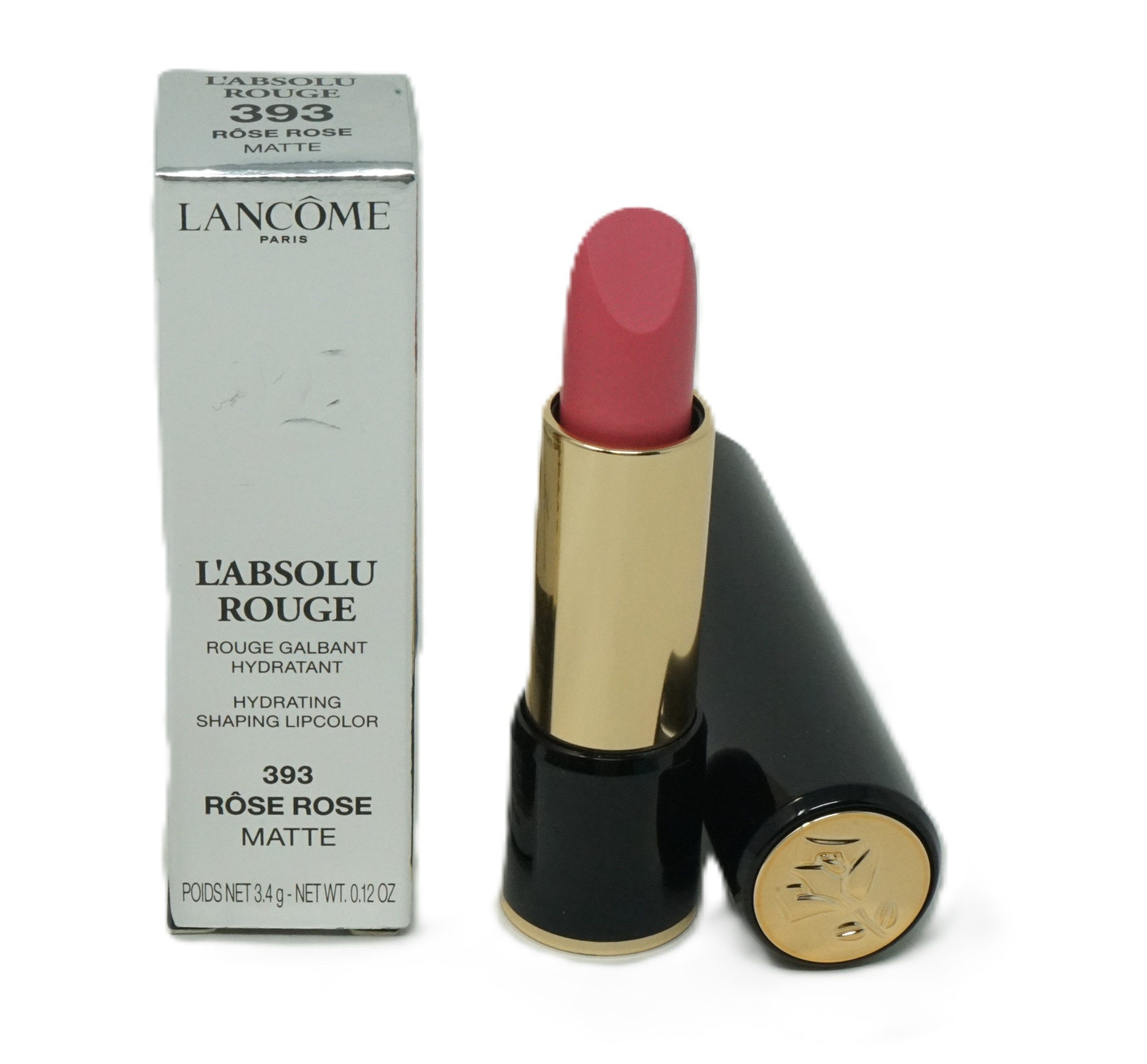 LANCOME Lippenstift Lancome L'Absolu Rouge Lippenstift Matte 393 Rose Rose 3,4g