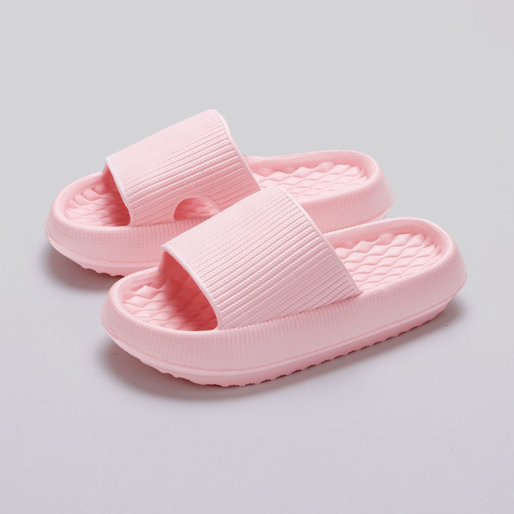 Blusmart 4 cm dicke EVA-Badepantolette Badepantolette (Hohe Elastizität und Komfort, Geeignet für den Heim- und Strandgebrauch) Unisex