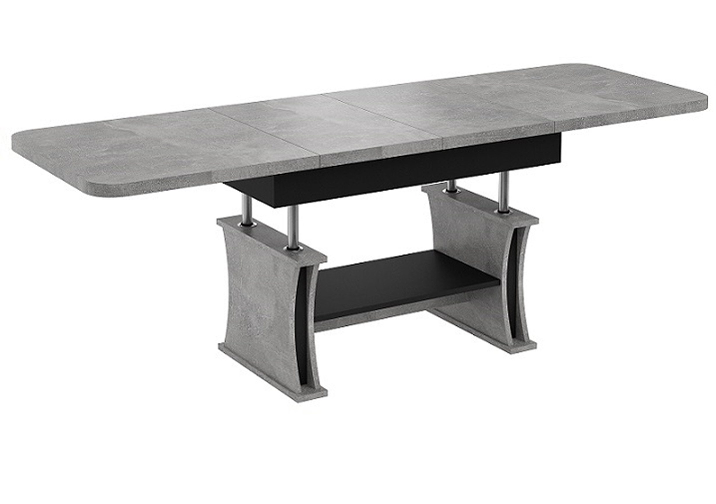designimpex Couchtisch DA-777 Couchtisch höhenverstellbar ausziehbar günstig online kaufen