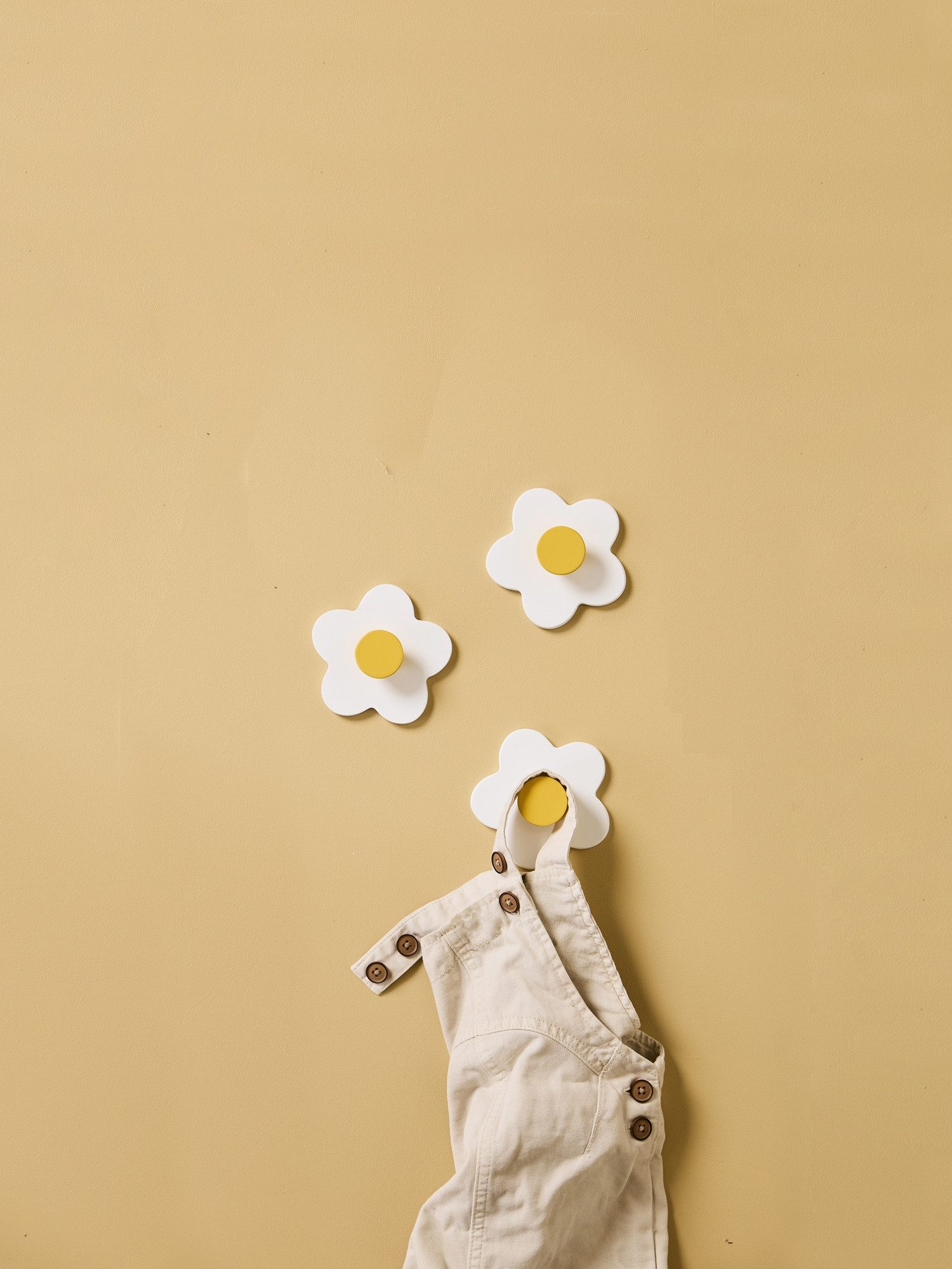 Kids Concept Kleiderhaken Hakenset 3er-Pack Blume günstig online kaufen