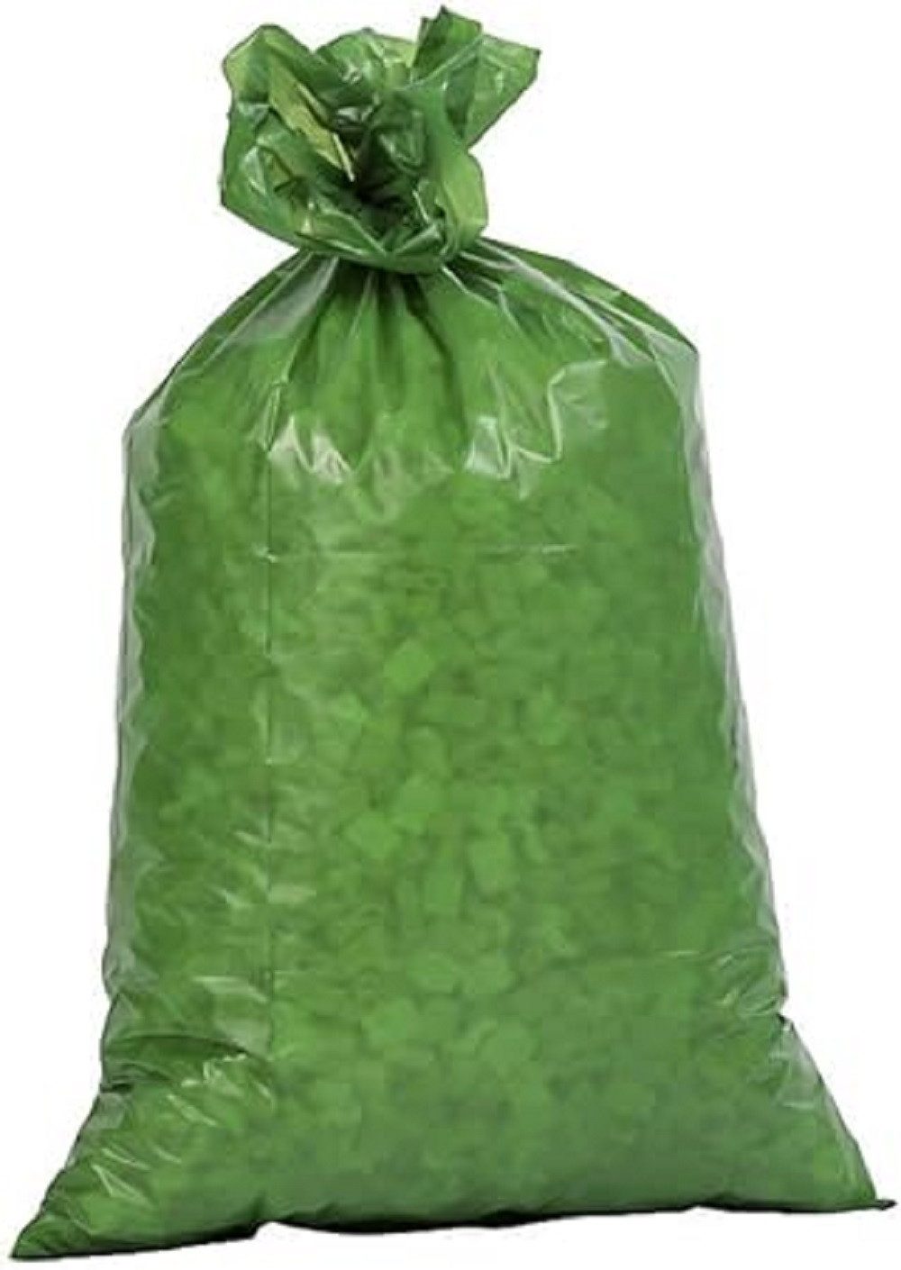Deiss Müllbeutel PREMIUM-Abfallsäcke 70 L, 575x1000x 0,06 mm, 25 Stück/Rolle - Grün