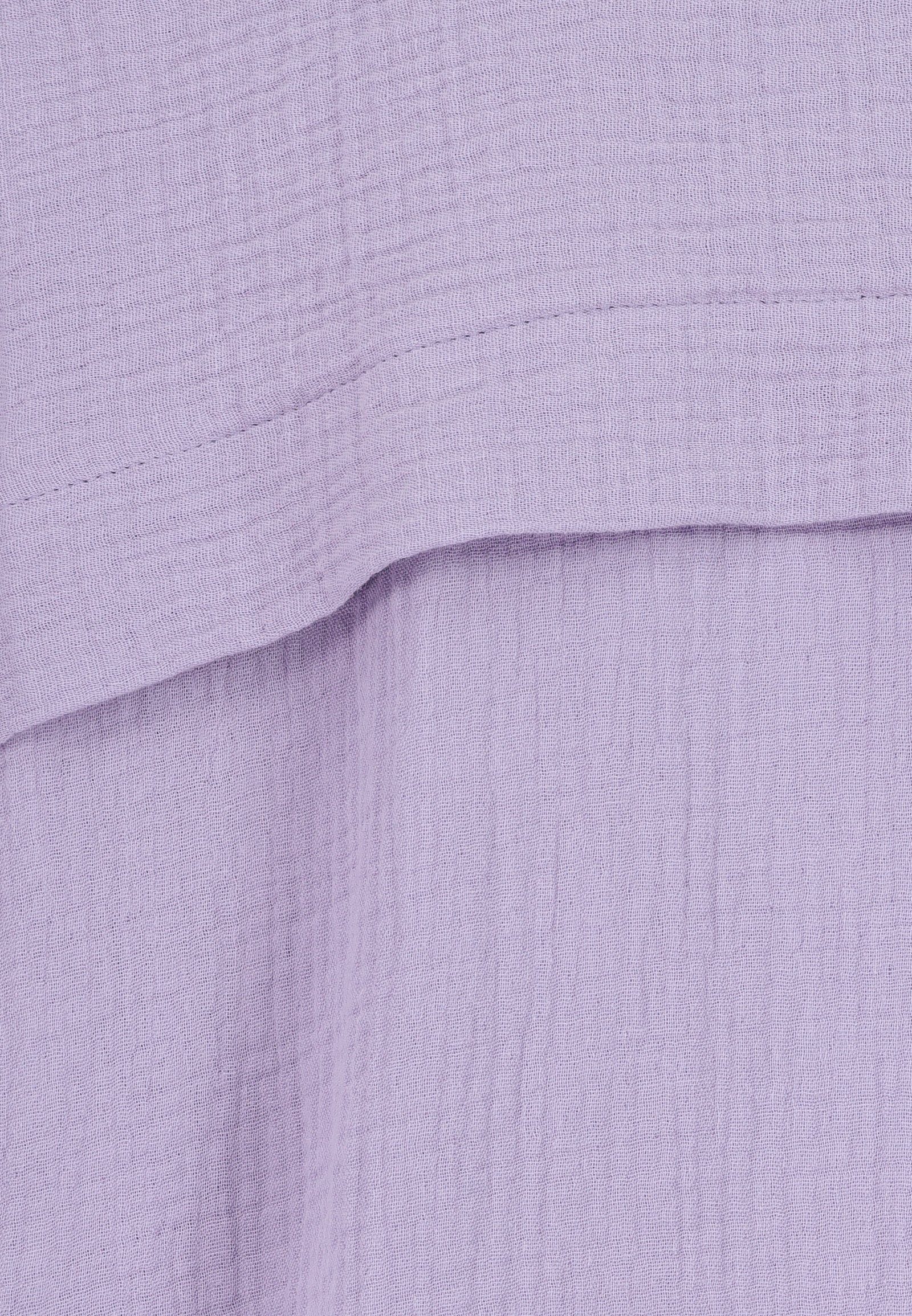 SUBLEVEL Bluse Oversize Musselin light-purple Langarmbluse