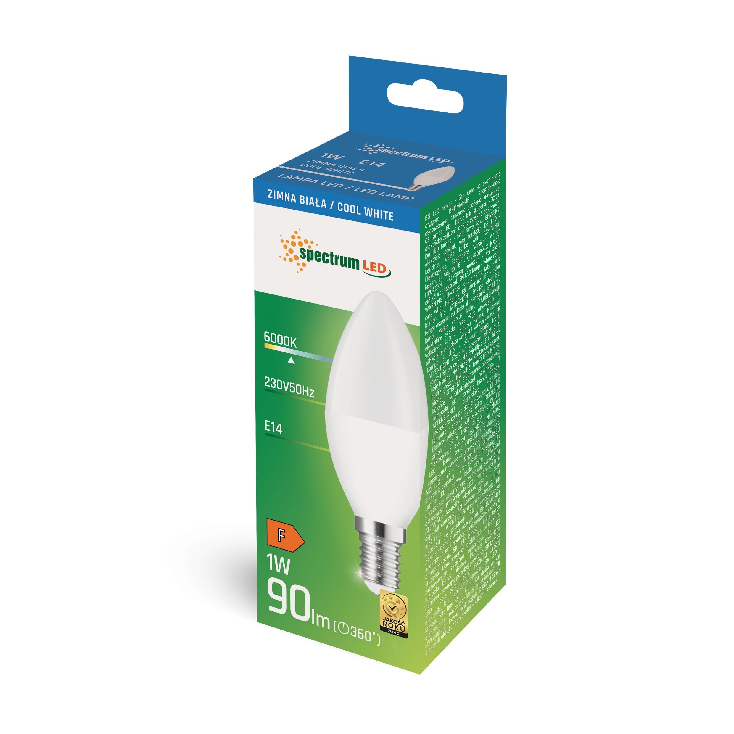 Spectrum LED-Leuchtmittel LED E14 C37 Kerzenform günstig online kaufen