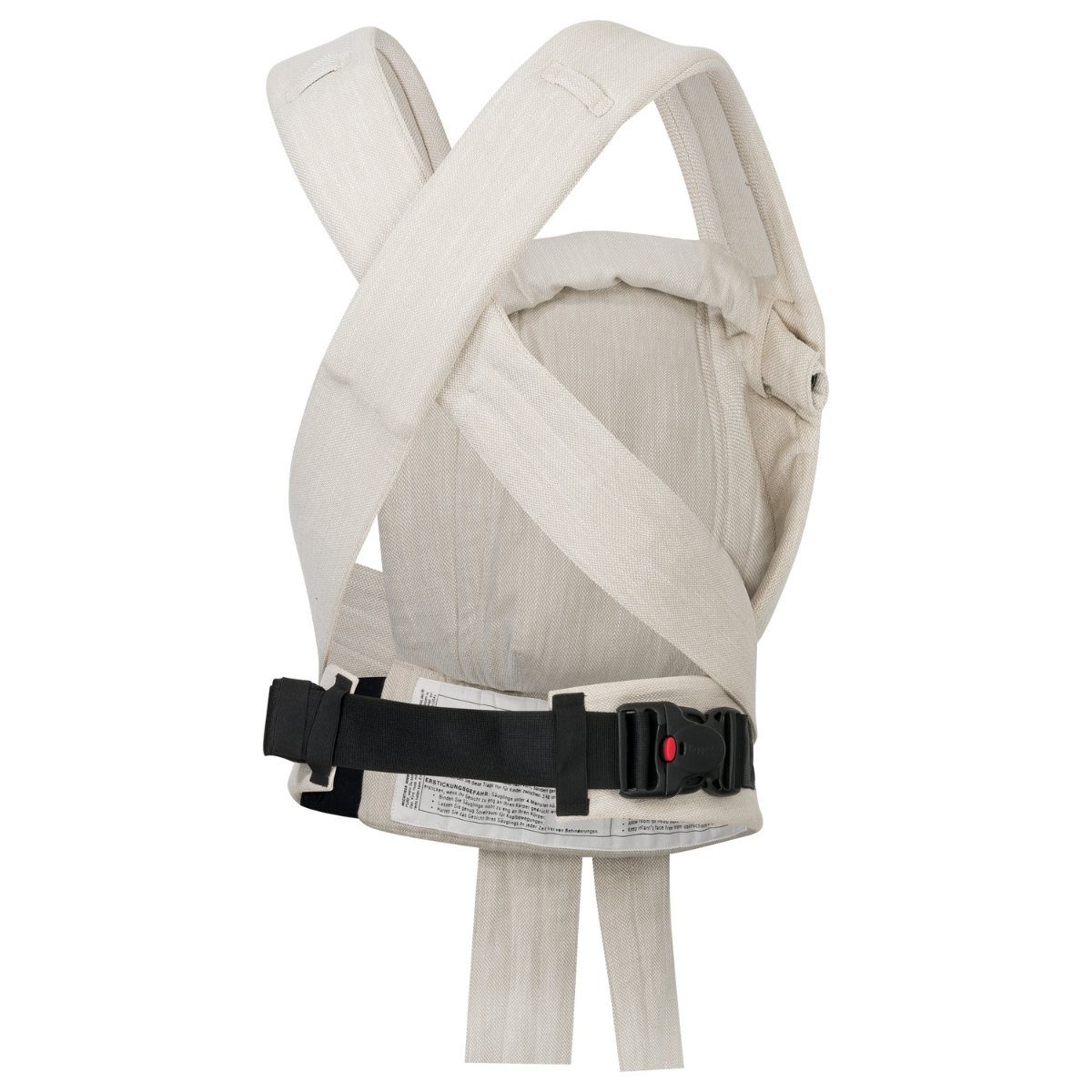 Hoppediz Babytrage Bondolino b.pure, Komforttrage ab Geburt (3 - 20 kg) Bauchtrage, Rückentrage & Hüfttrage