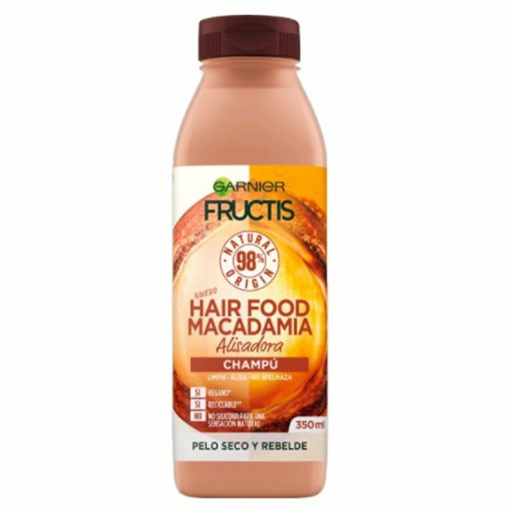 GARNIER Haarshampoo alisador macadamia HAIR FOOD FRUCTIS 350 champú ml