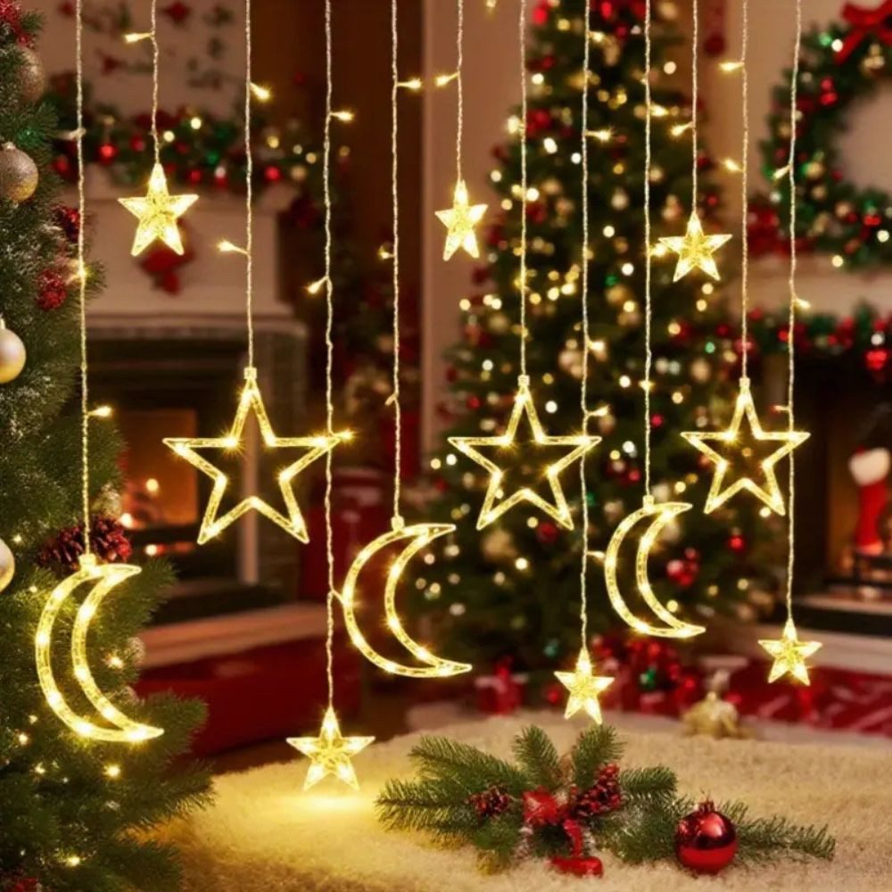 Montegoni Lichterkette 3,5M LED Lichterkette Sterne Monde, USB Fenster Weih günstig online kaufen