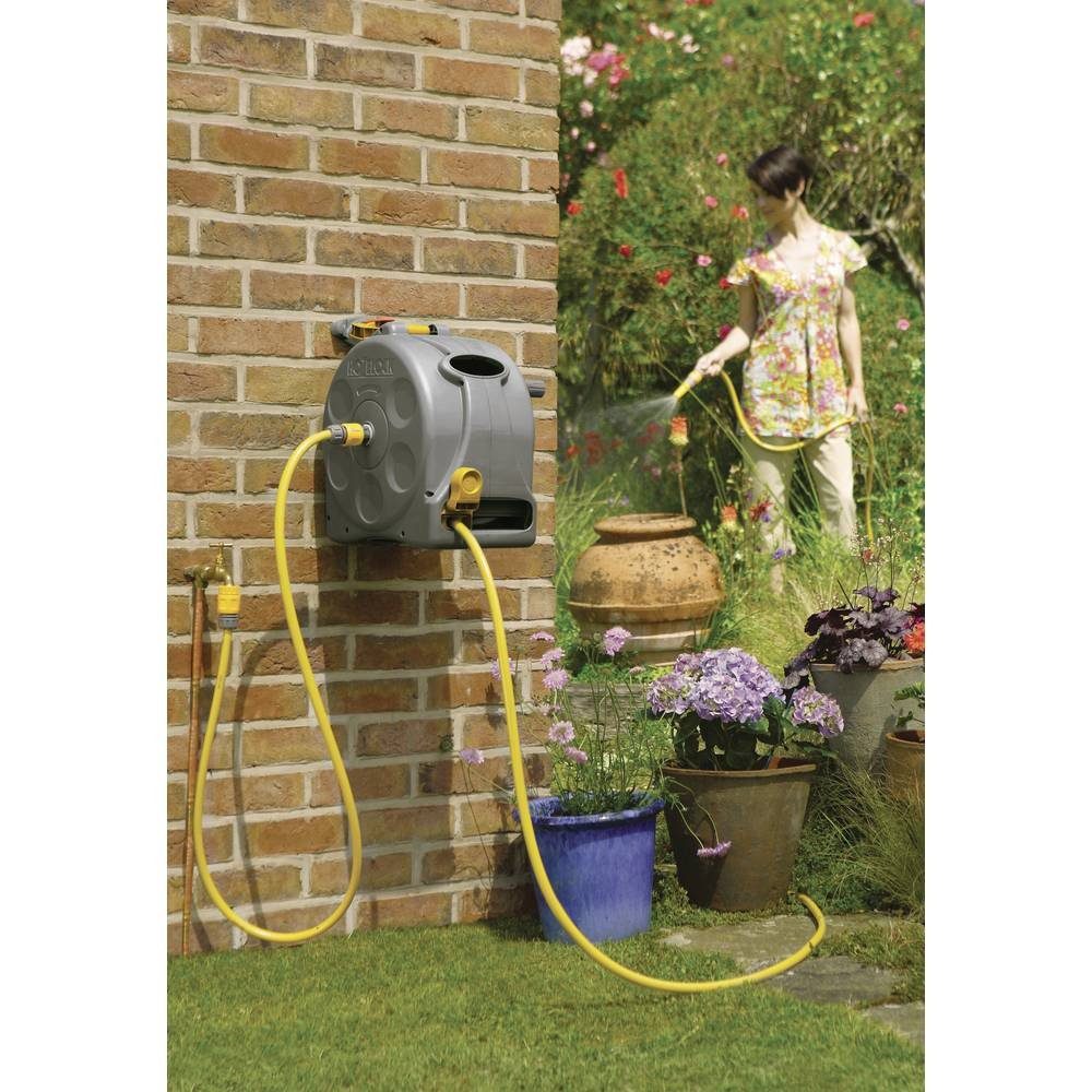 Hozelock Gartenschlauch Kompakte Schlauchbox mit 25 m Schlauch 2415R0000