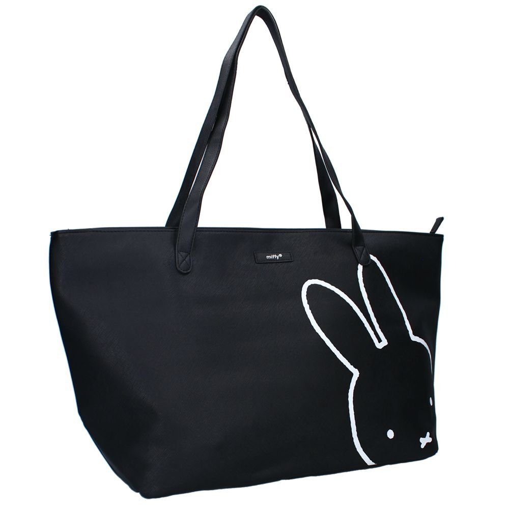 Große Shopper Kunstleder Shopping Bag Miffy Schultertasche Disney Damen Tasche
