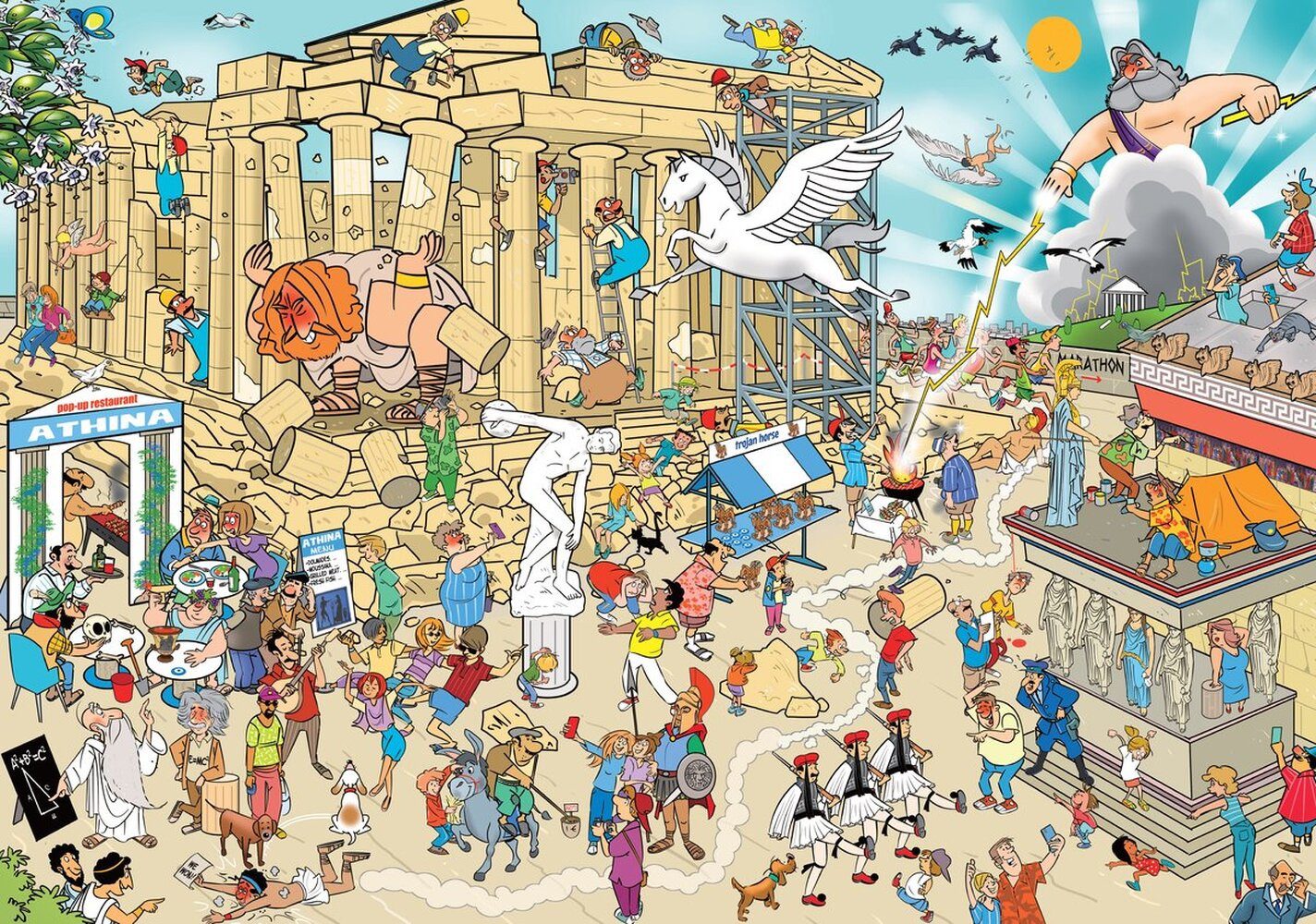 Goliath B.V. Puzzle That´s Life: Athen, Puzzleteile