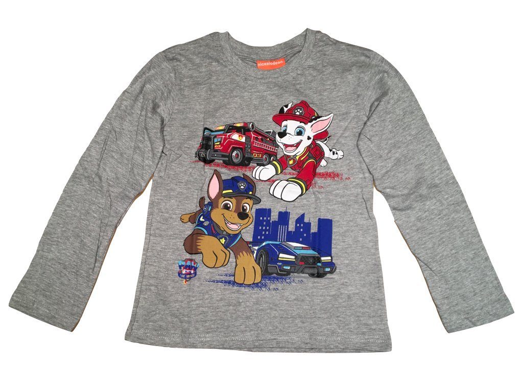 PAW PATROL Langarmshirt PAW Patrol The Movie Marshall Chase Langarmshirt