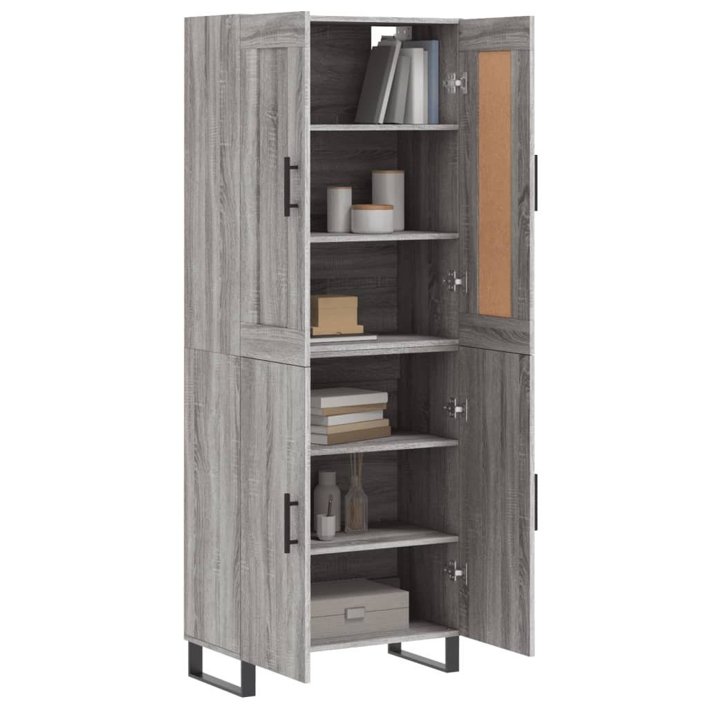 vidaXL Highboard Highboard Grau Sonoma 69,5x34x180 günstig online kaufen