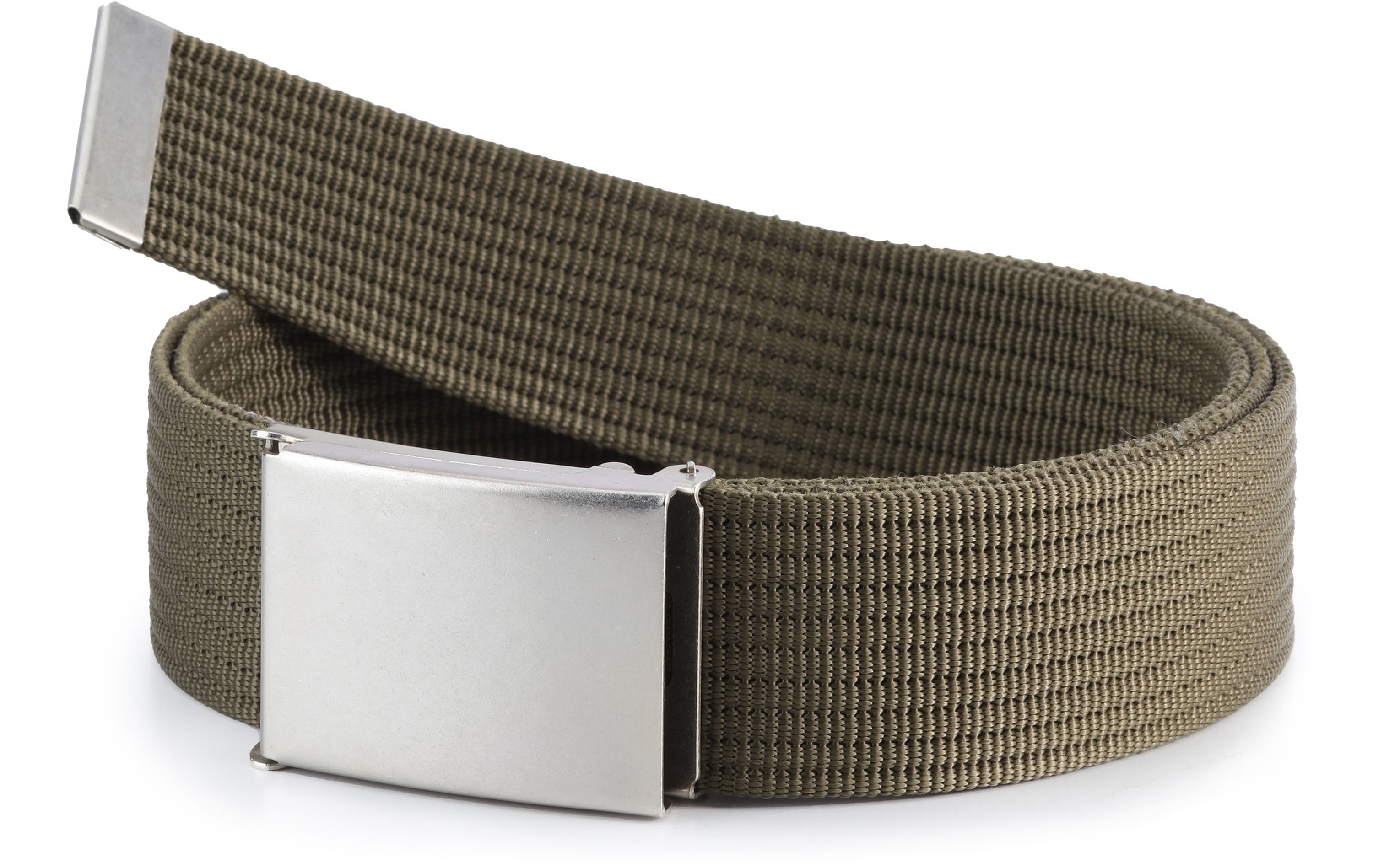 Ladeheid Stoffgürtel Herren Gürtel männlich Stoffgürtel Sackleinen P90 (1-St)