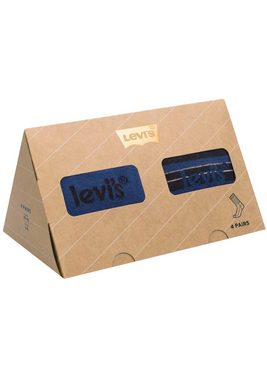 Levi's® Socken (Packung, 4-Paar) LEVIS GIFTBOX REG CUT STRIPE 4P