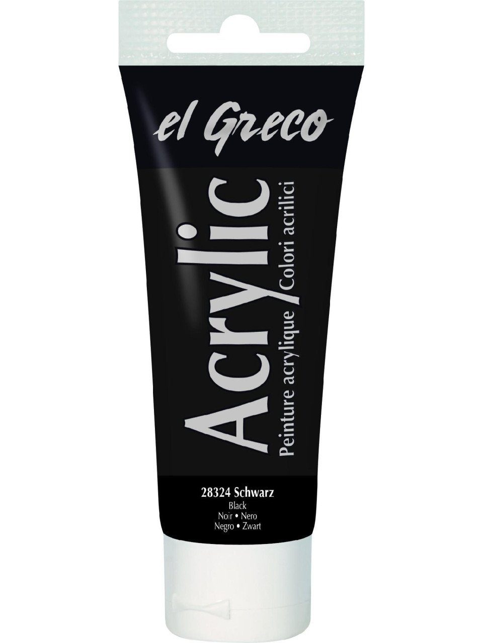 Kreul Künstlerstift Kreul el Greco Acrylic Tube schwarz 75 ml