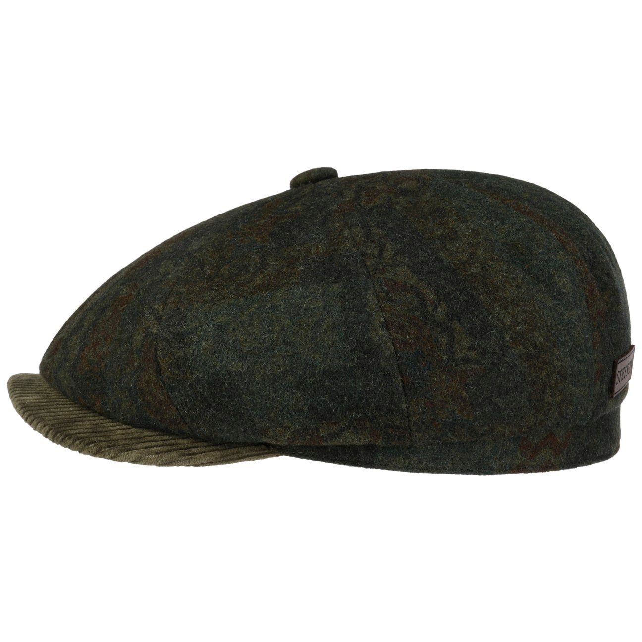 Stetson Flat Cap (1-St) Schirmmütze mit Schirm, Made in the EU