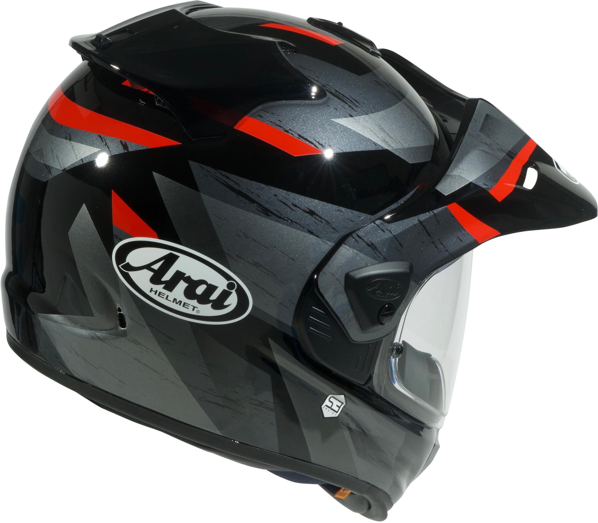 Arai Motocrosshelm Tour-X5 Anodize Enduro-Helm, Vorbereitet Für Kommunikationssystem,notfallsystem-polsterung (eq