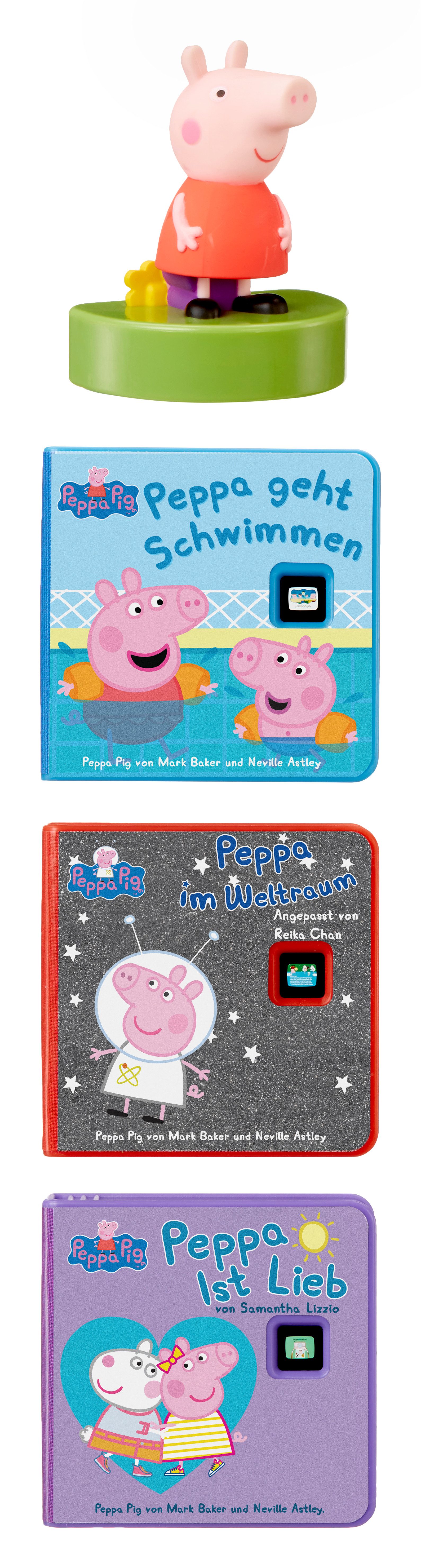 Little Tikes® Hörspiel Story Dream Machine, Peppa Wutz inkl. Freundschafts-Kollektion, (Set, 5-St), Kinderprojektor, inkl. 3 Kassetten mit Geschichten von Peppa – Bild 4 von 5