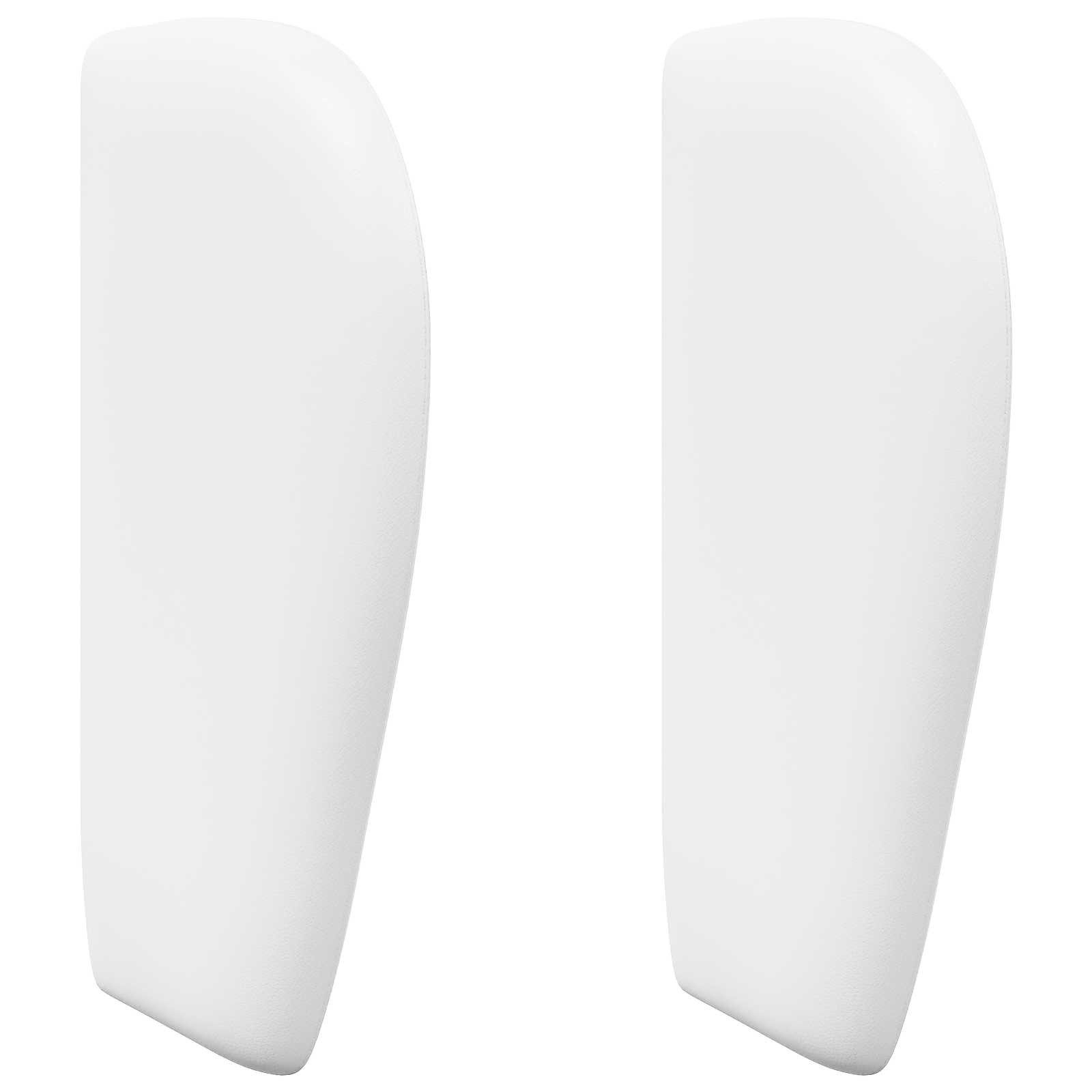 vidaXL Bett Kopfteil Ohr Weiß PVC (1-tlg)