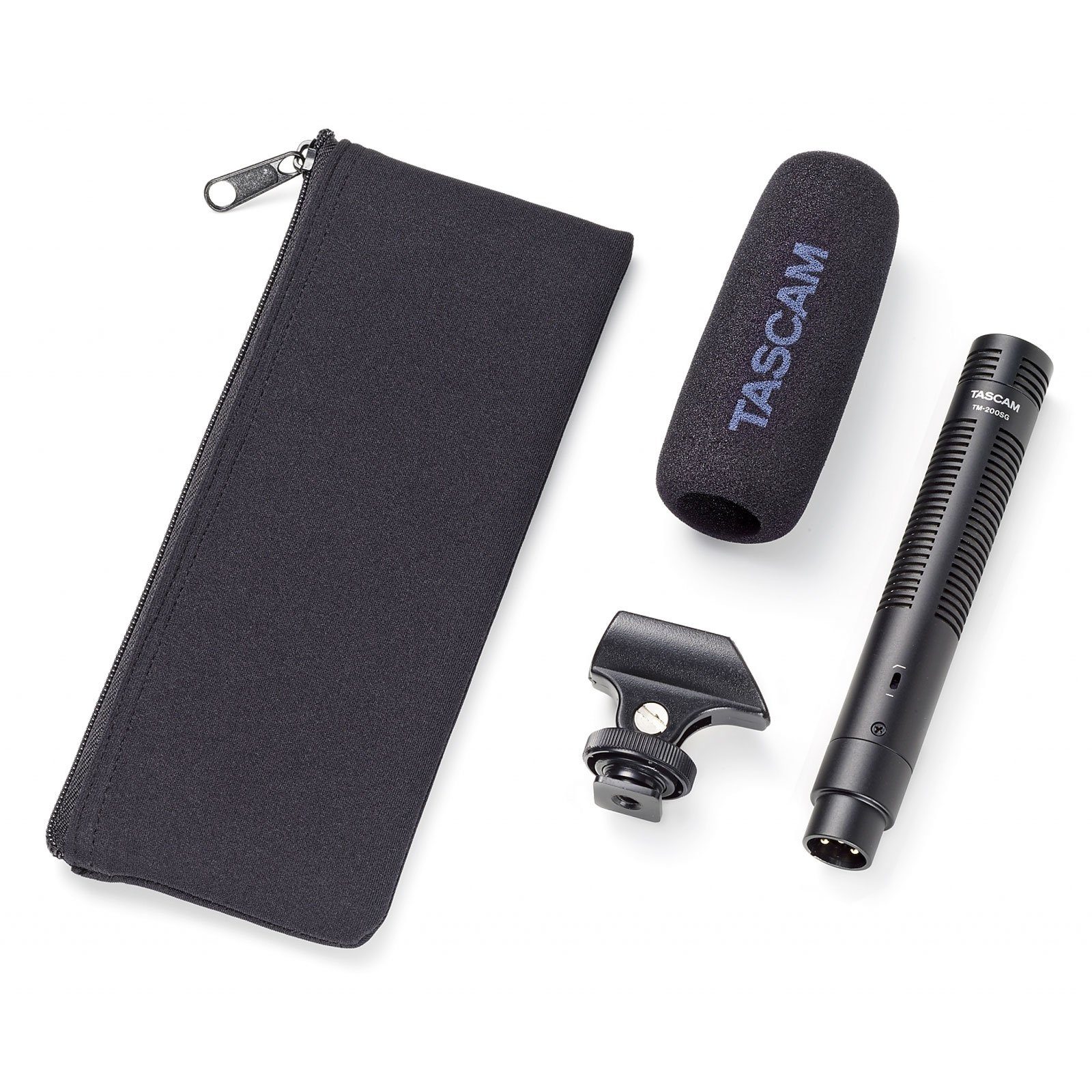 Tascam Richtmikrofon TM-200SG, Shotgun-Kondensatormikrofon für Videoaufnahmen