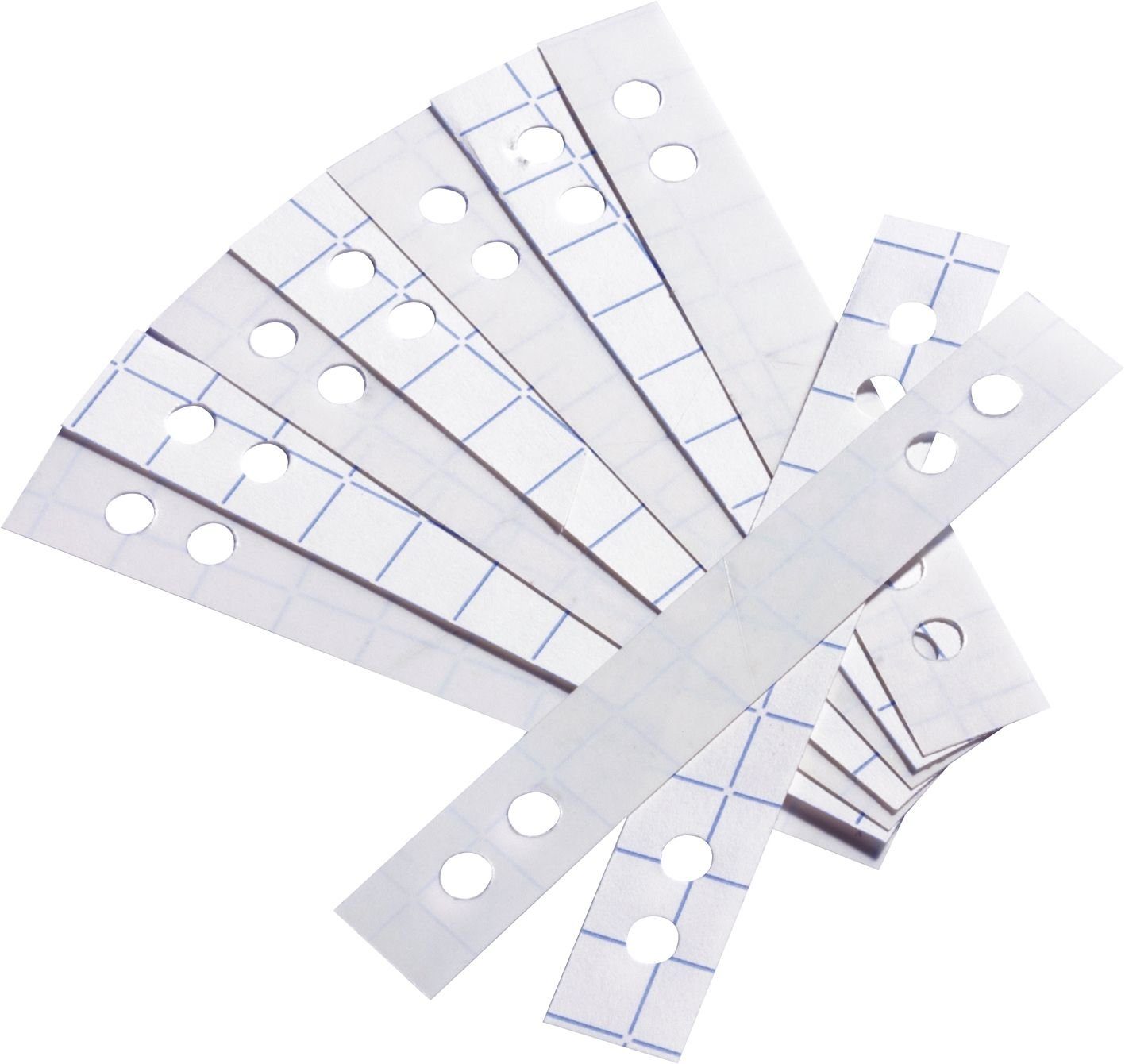DURABLE Abheftstreifen 19 Lochverstärkerstreifen für 60 + 80 mm Lochung sk transp. Beutel mit