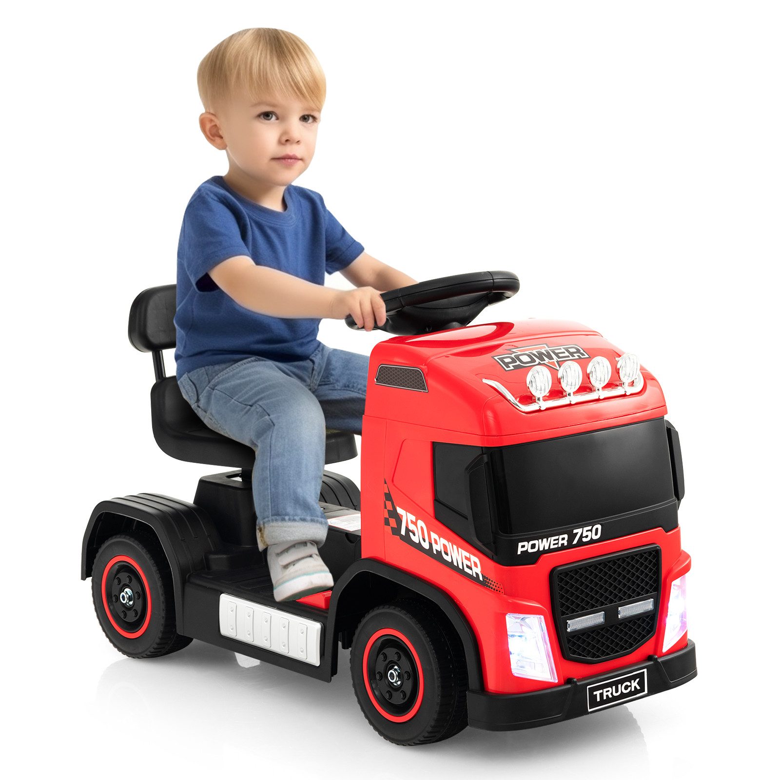 KOMFOTTEU Elektro-Kindermotorrad, Belastbarkeit 20 kg, Kinderfahrzeug mit höhenverstellbarem Sitz