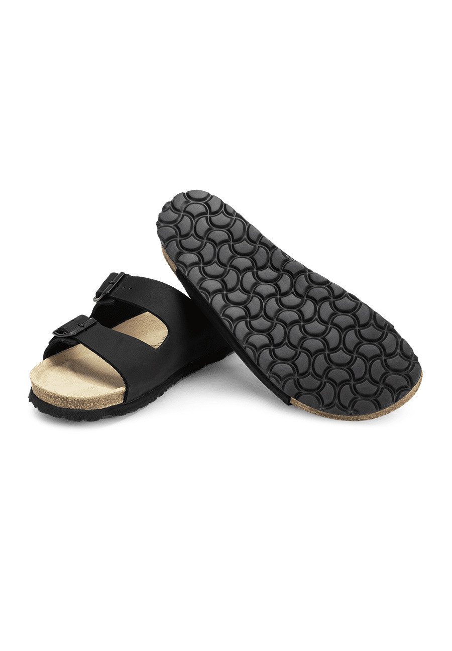 vitaform Unisex Pantoletten Nubukleder Pantolette