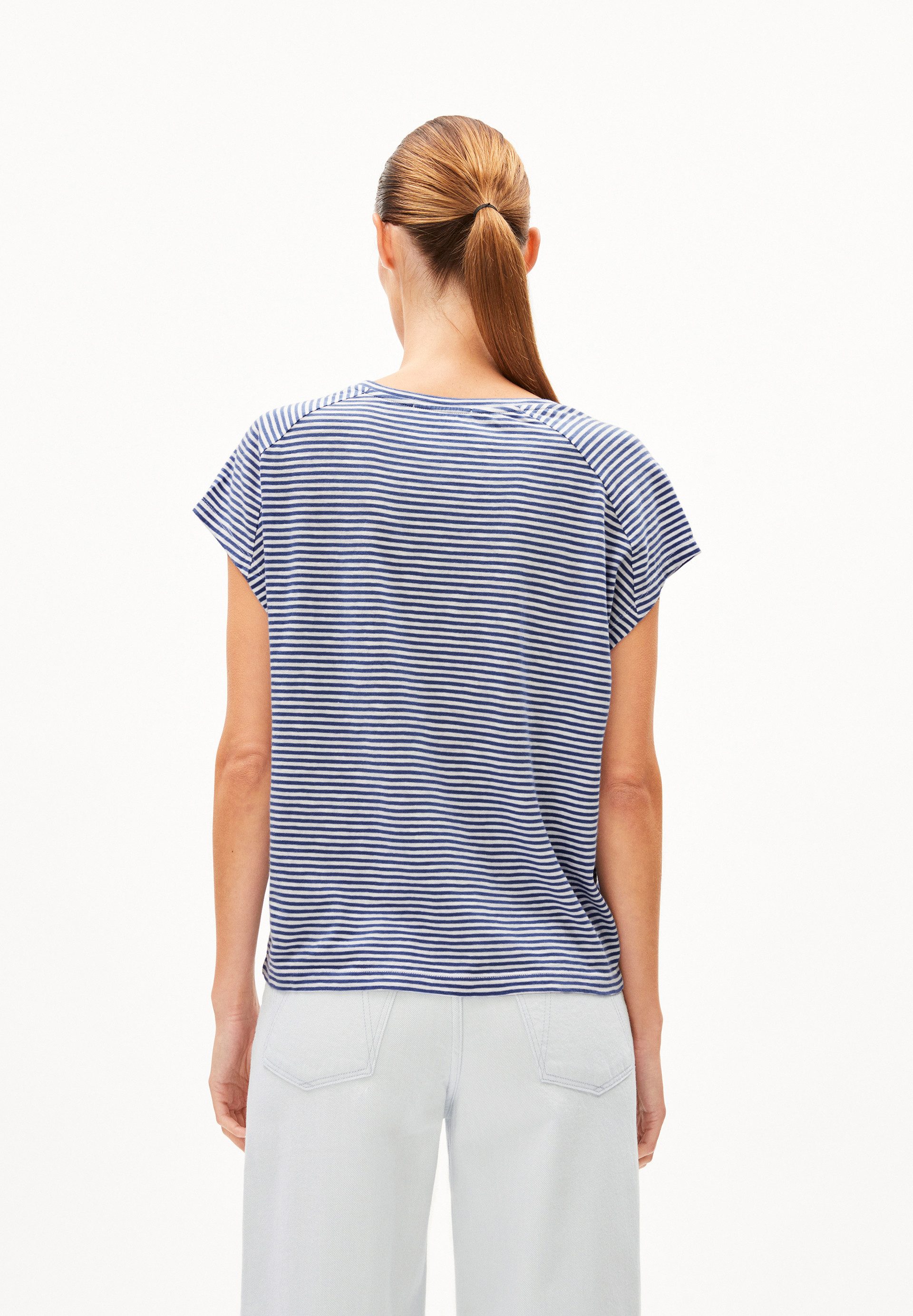 Armedangels T-Shirt ONELIAA LOVELY STRIPES T-Shirt aus Bio-Baumwolle Loose Fit